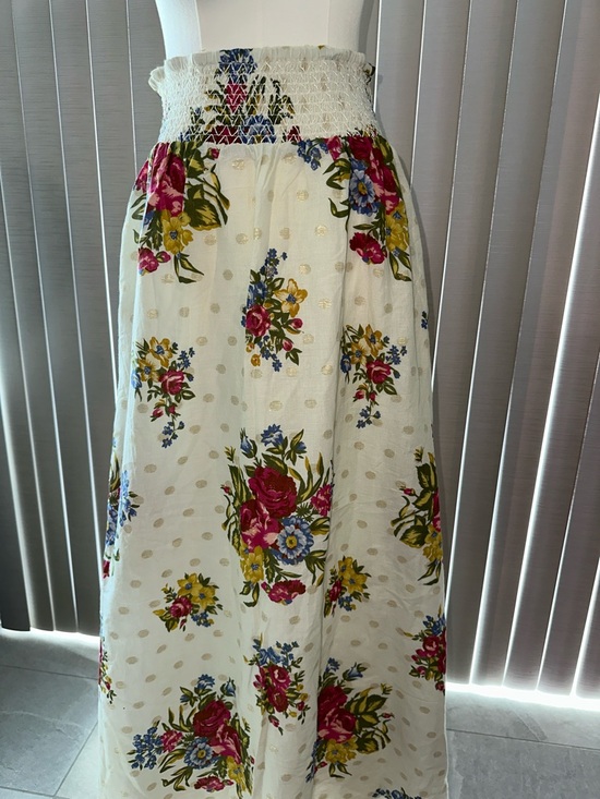 House of Harlow 1960 Dresses & Skirts - House of Harlow 1960 Ivory Maxi Skirt with Pink, Blue & Yellow Floral Print